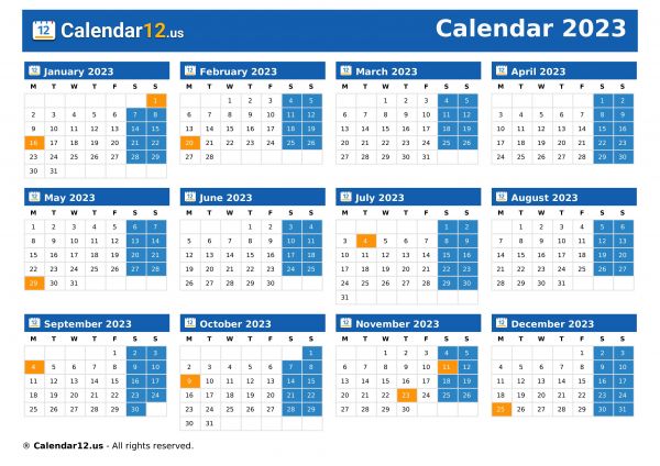 Calendar 2023