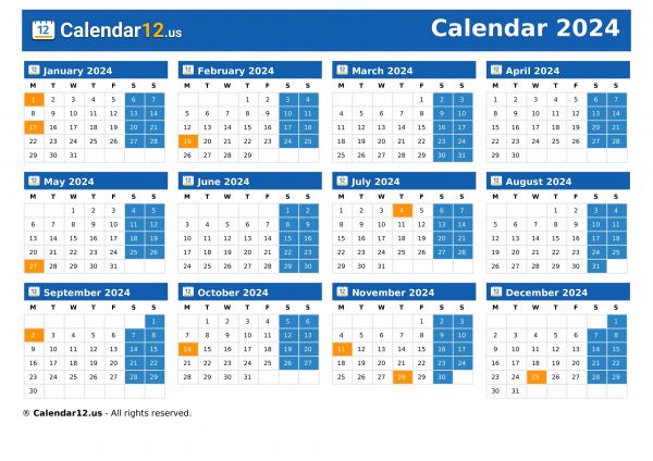 Calendar 2024
